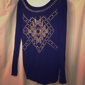 Black and Gold detail top